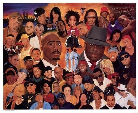 The background of black culture and music